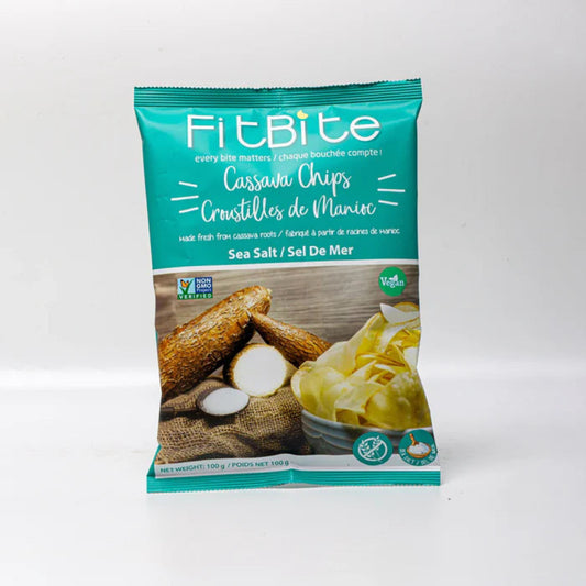 FitBite Sea Salt Cassava Chips