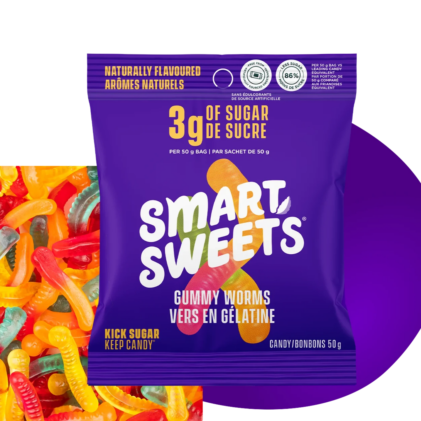 Smart Sweets Gummy Worms