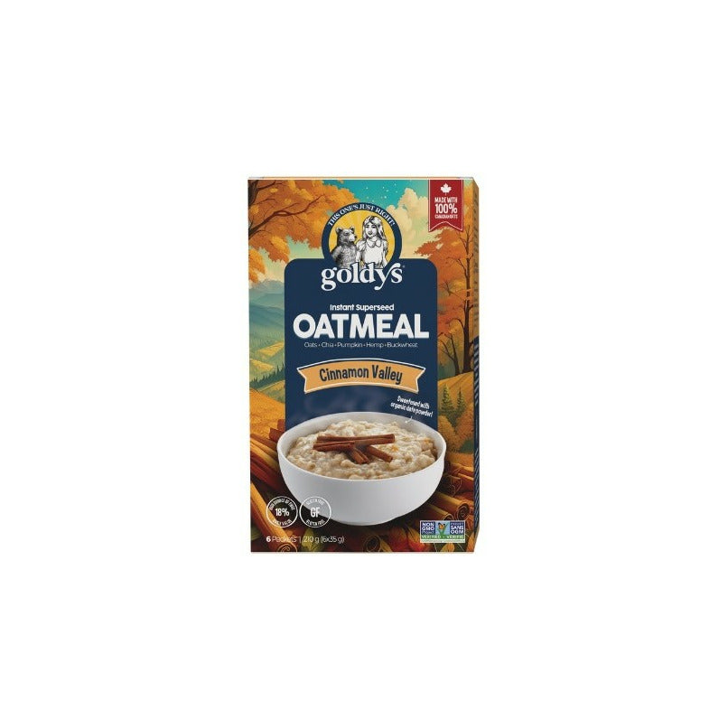 Goldy’s Cinnamon Valley Instant Superseed Oatmeal