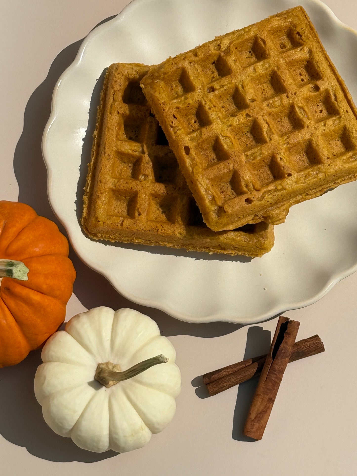 Molly's Pumpkin Spice Waffles