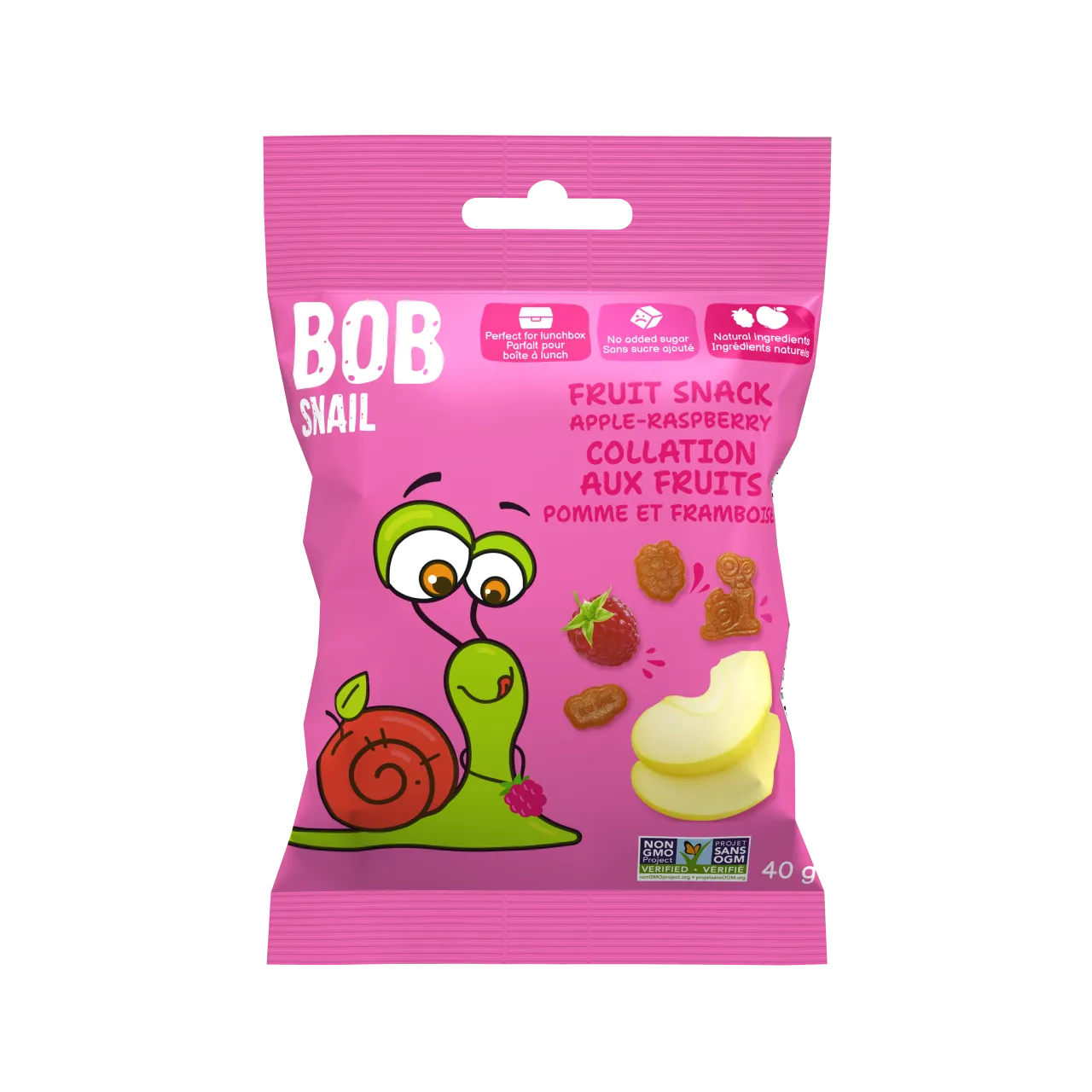 Bob Snail Fruit Snack - Apple Raspberry