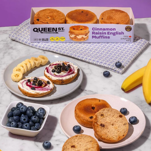 Queen St Bakery Cinnamon Raisin English Muffins