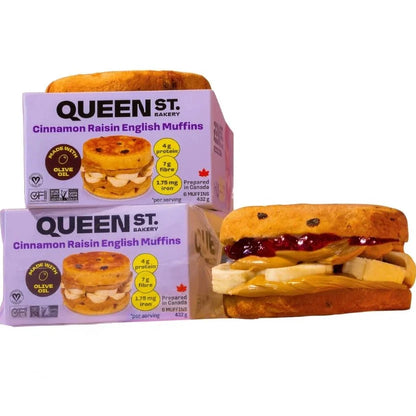 Queen St Bakery Cinnamon Raisin English Muffins