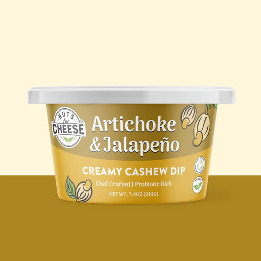 Nuts for Cheese Artichoke & Jalepeño