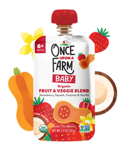 Load image into Gallery viewer, Once Upon A Farm Fruit &amp; Veggie Blend Pouch

