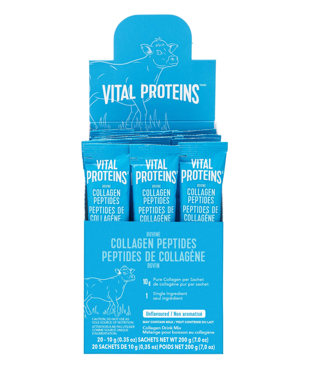 Vital Proteins Unflavoured Bovine Collagen Peptides (Single-Serve)