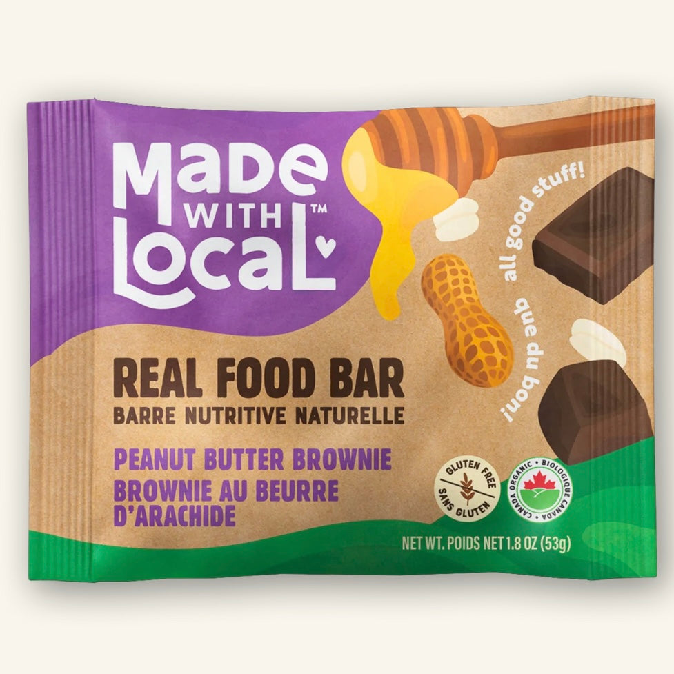 Peanut Butter Banana Made With Local Real Food Bar