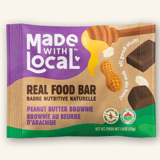 Peanut Butter Banana Made With Local Real Food Bar