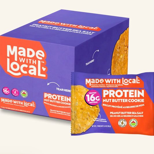 Made With Local Protein Cookie Peanut Butter Sea Salt