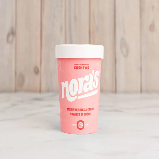 Nora's Strawberries & Crème Ice Cream