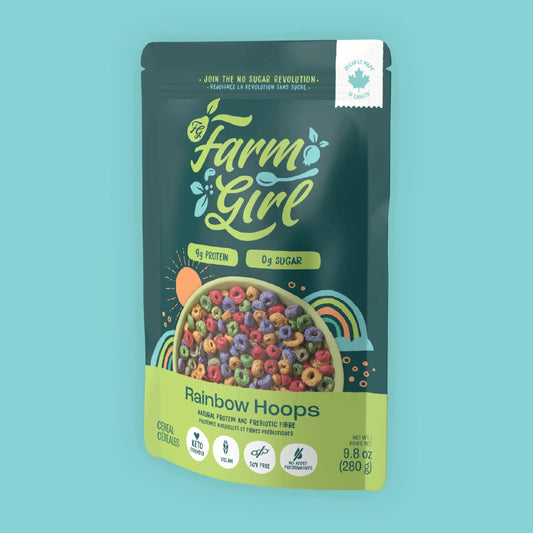 Farm Girl Rainbow Hoops