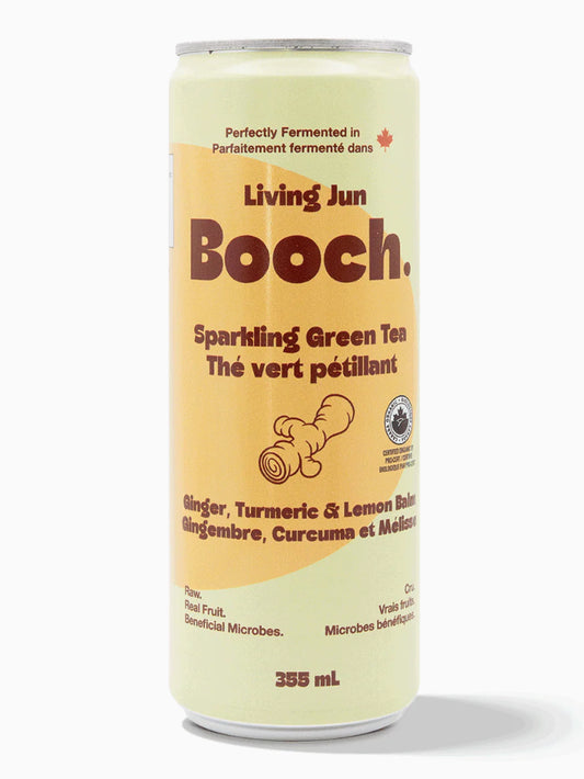 Booch Sparkling Green Tea - Ginger, Turmeric & Lemon Balm