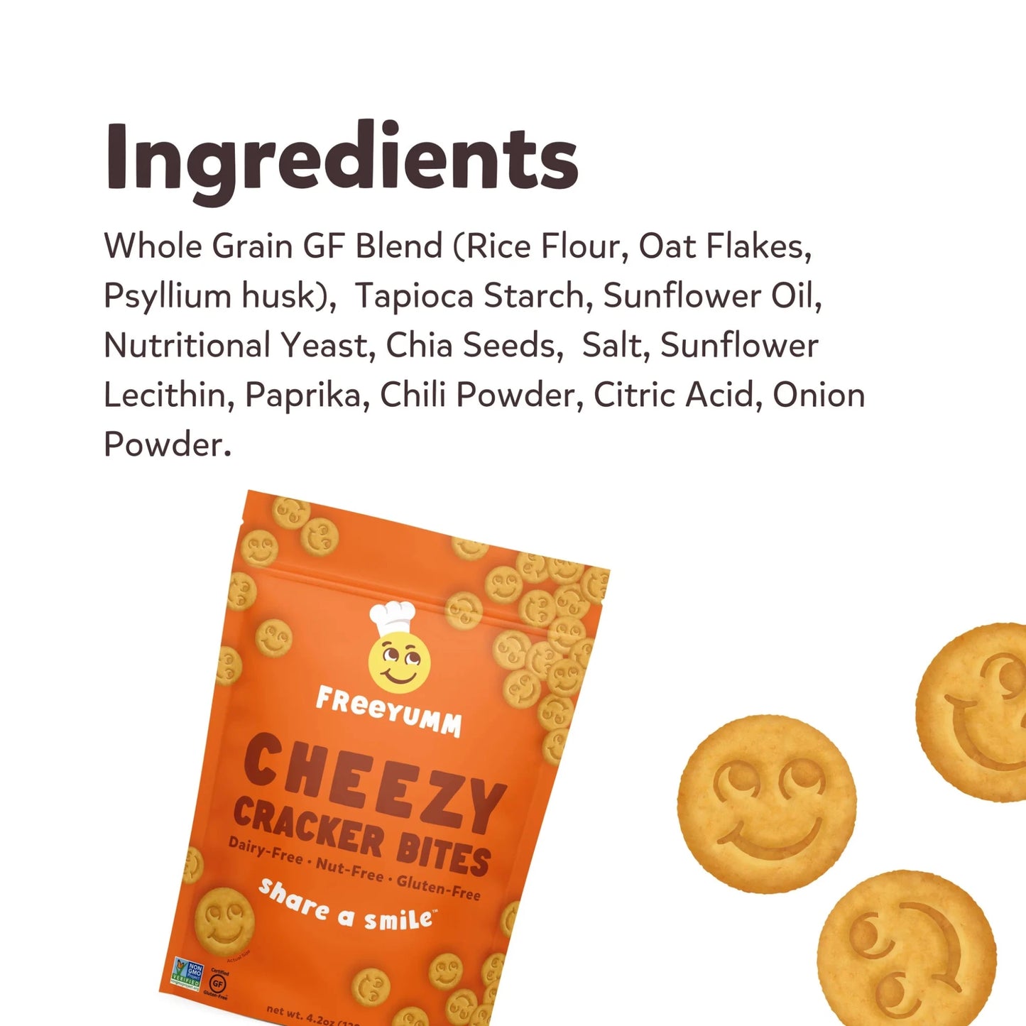 FreeYumm Cheezy Cracker Bites