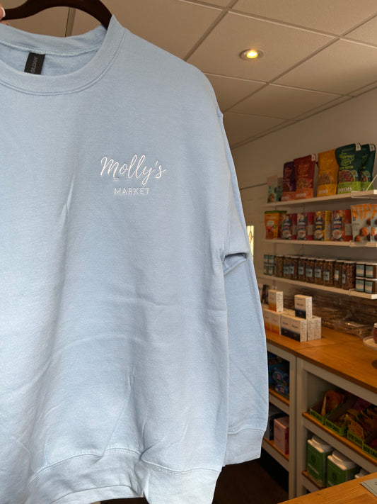 Molly's Market Crewneck BLUE
