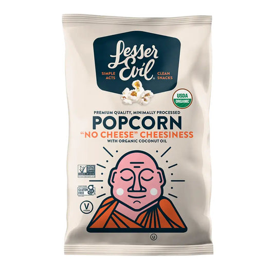 Lesser Evil No Cheese Cheesiness Popcorn