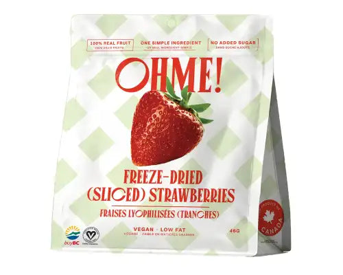 OHME! Freeze Dried Sliced Strawberries