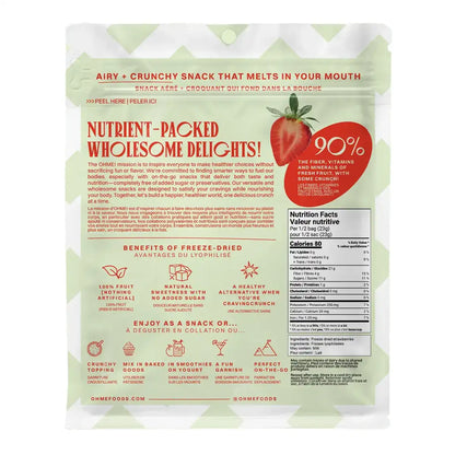 OHME! Freeze Dried Sliced Strawberries