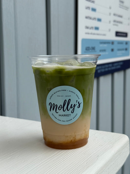 Iced Peach Matcha