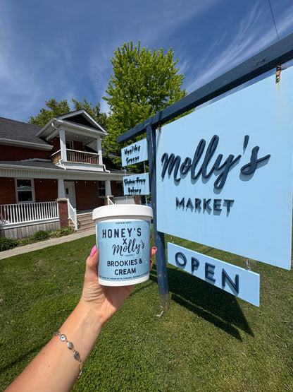 Honey's x Molly's: Brookies & Cream Ice Cream