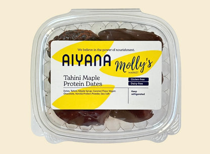Molly's x Aiyana: Tahini Maple Protein Dates
