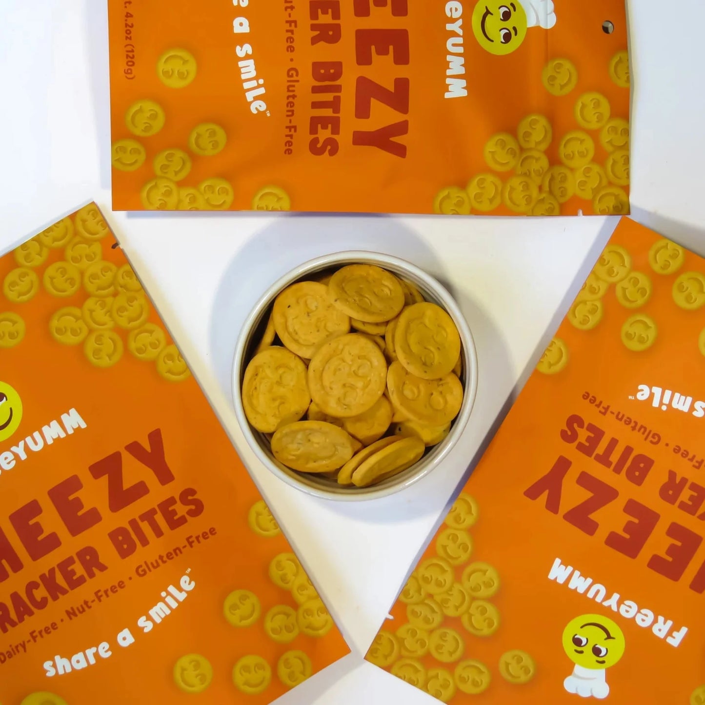 FreeYumm Cheezy Cracker Bites