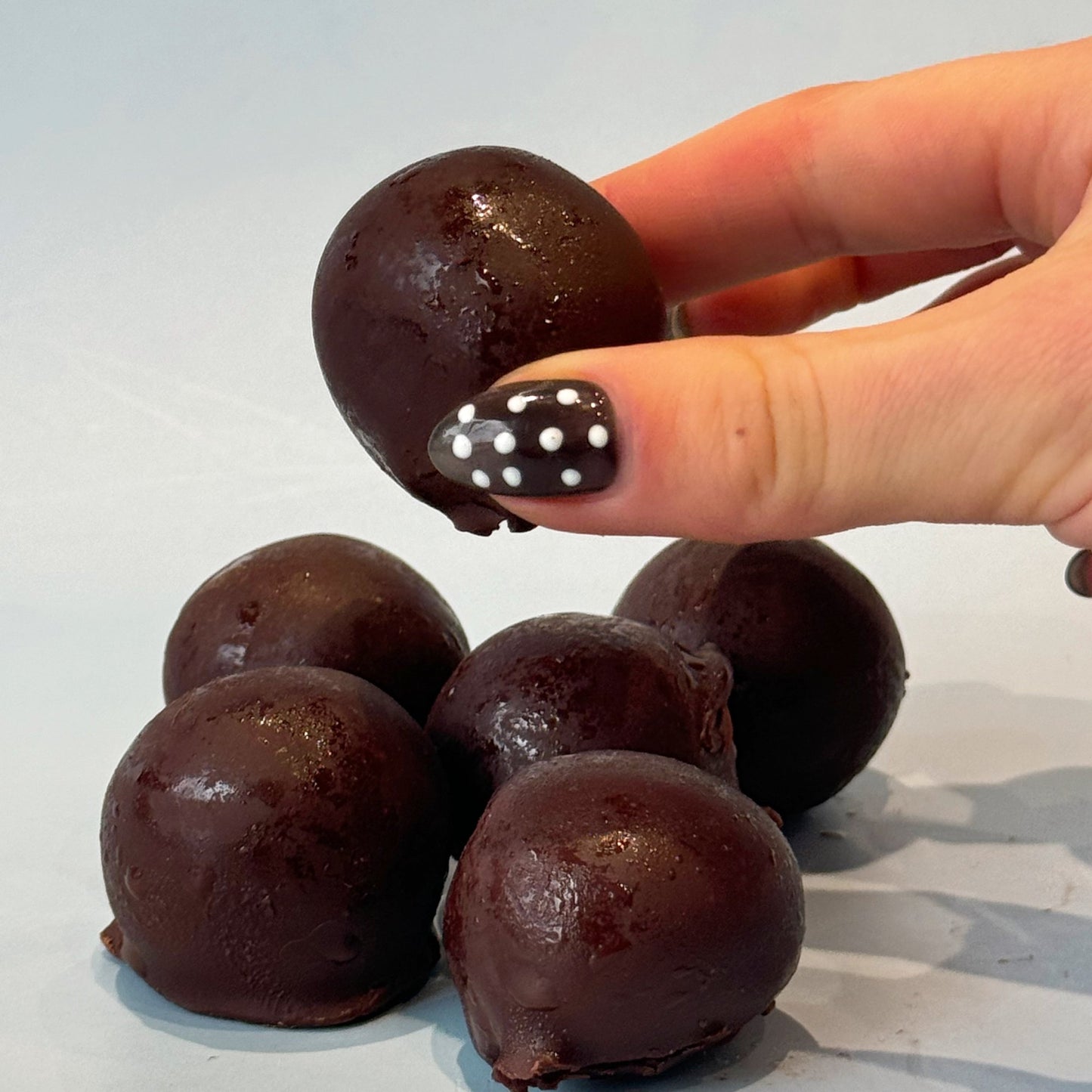 Molly's Chocolate Glazed Donut Holes