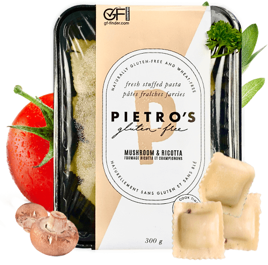 Pietro’s Gluten-Free Mushroom & Ricotta Ravioli