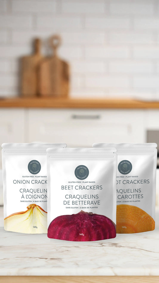 Nutrition with Angela - Carrot Crackers