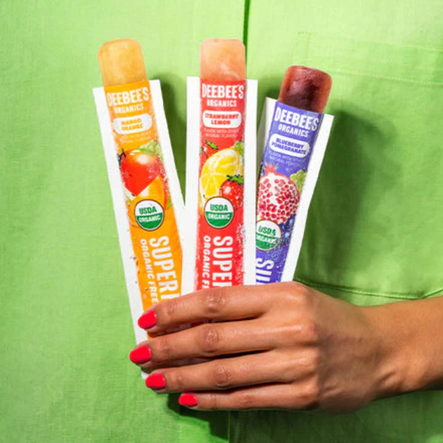 DeeBee's Organics Classic SuperFruit Freezie Pops