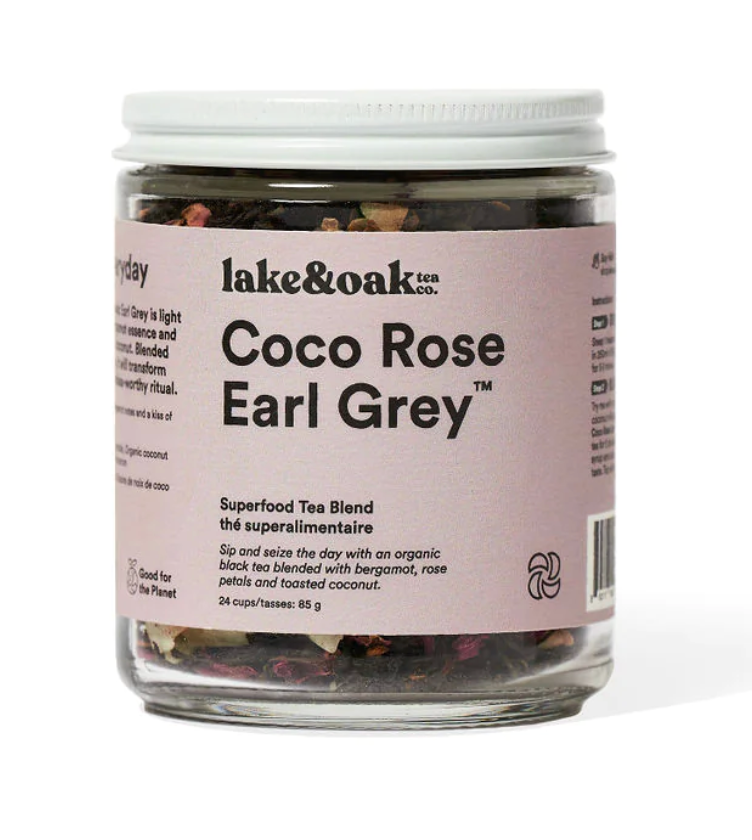 Lake & Oak Coco Rose Earl Grey Tea
