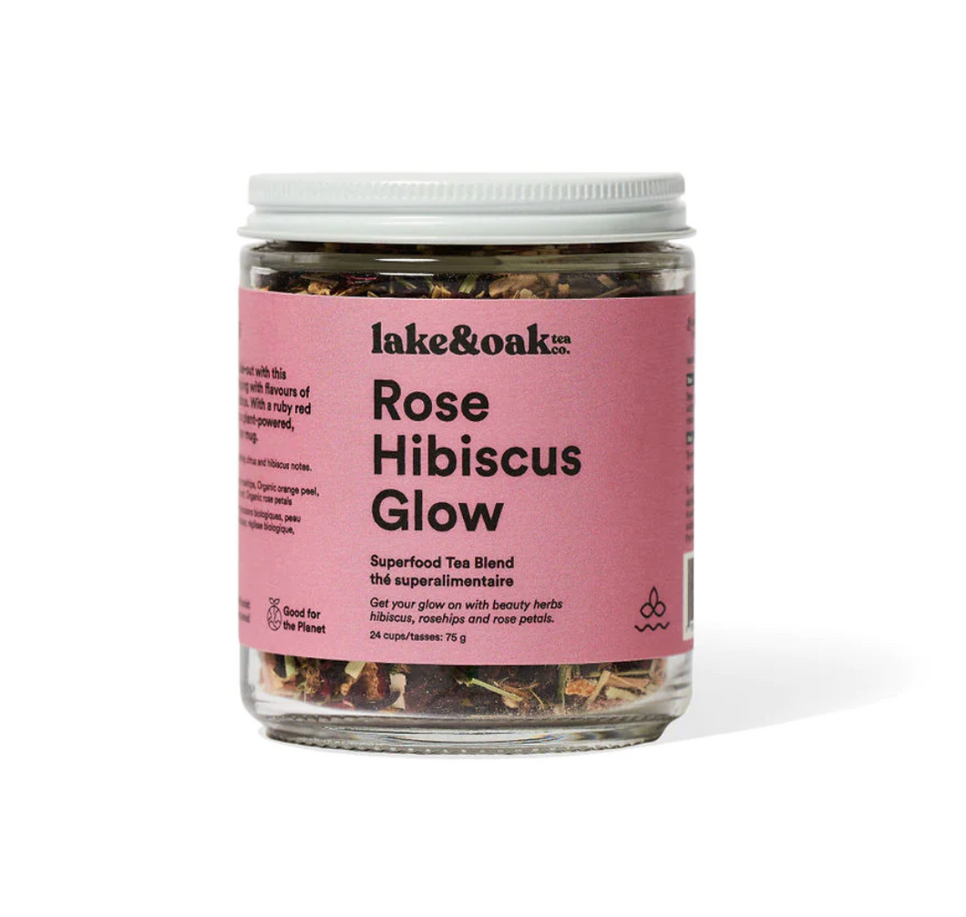 Lake & Oak Rose Hibiscus Glow Tea