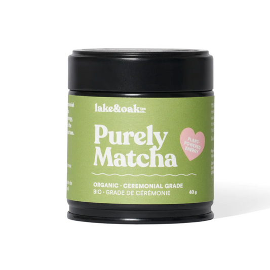 Lake & Oak Purely Matcha Tin