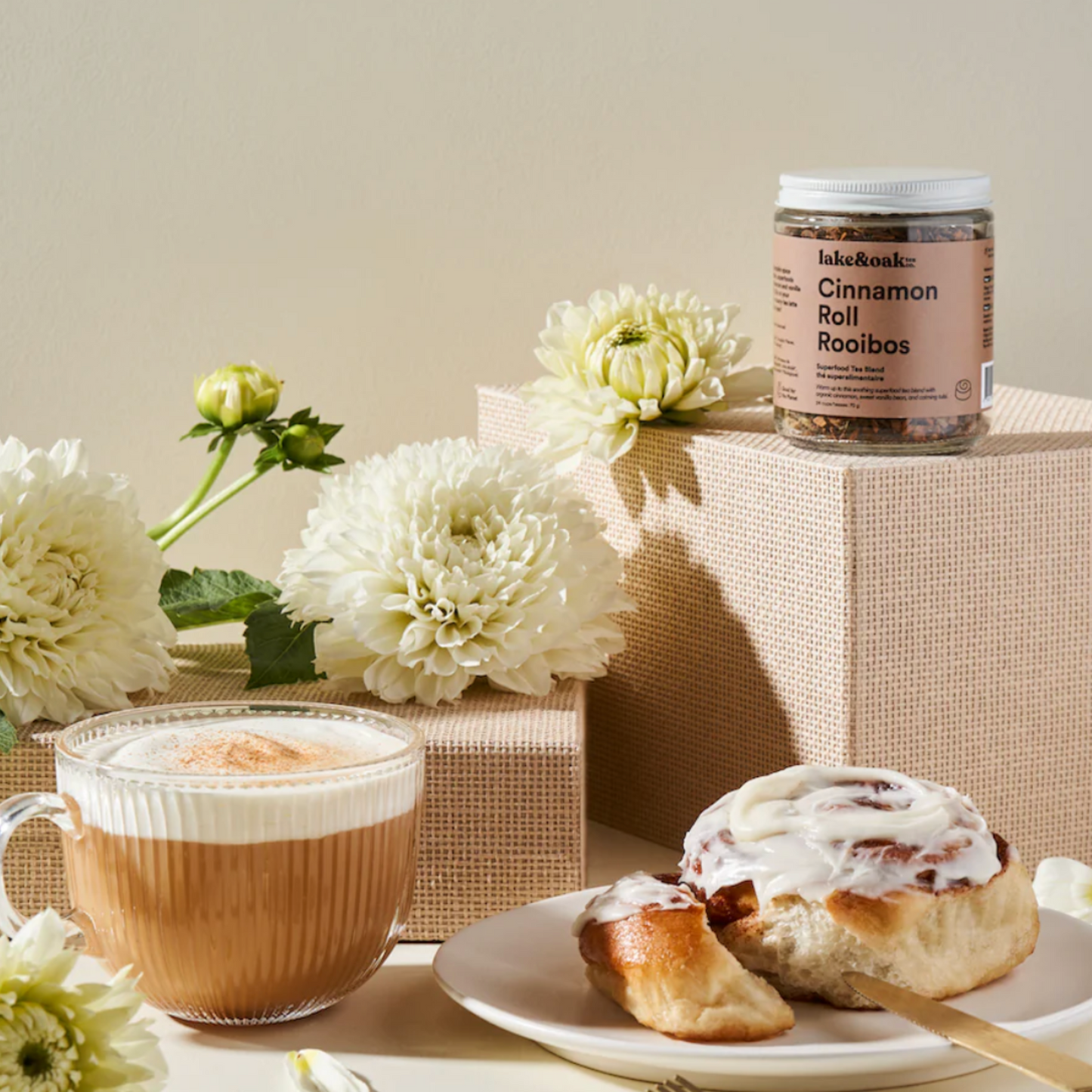 Lake & Oak Cinnamon Roll Rooibos Tea