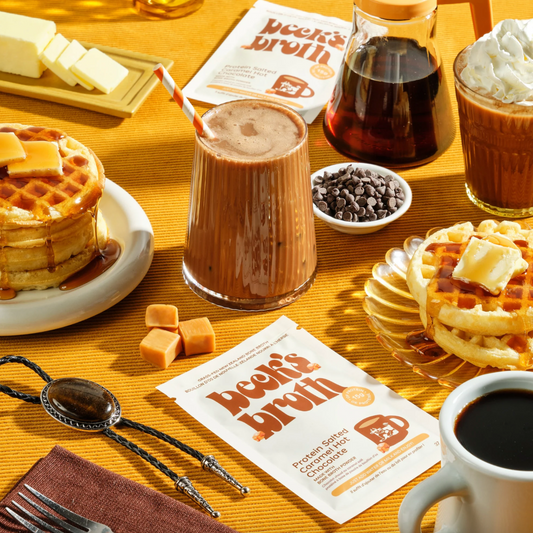 Beck's Broth Salted Caramel Hot Chocolate