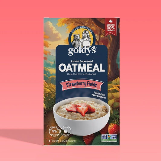 Goldy's Strawberry Fields Instant Oatmeal