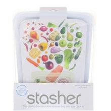 Load image into Gallery viewer, Silicone Storage Half Gallon Bag - Clear
