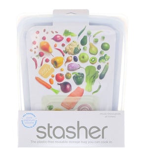 Silicone Storage Half Gallon Bag - Clear