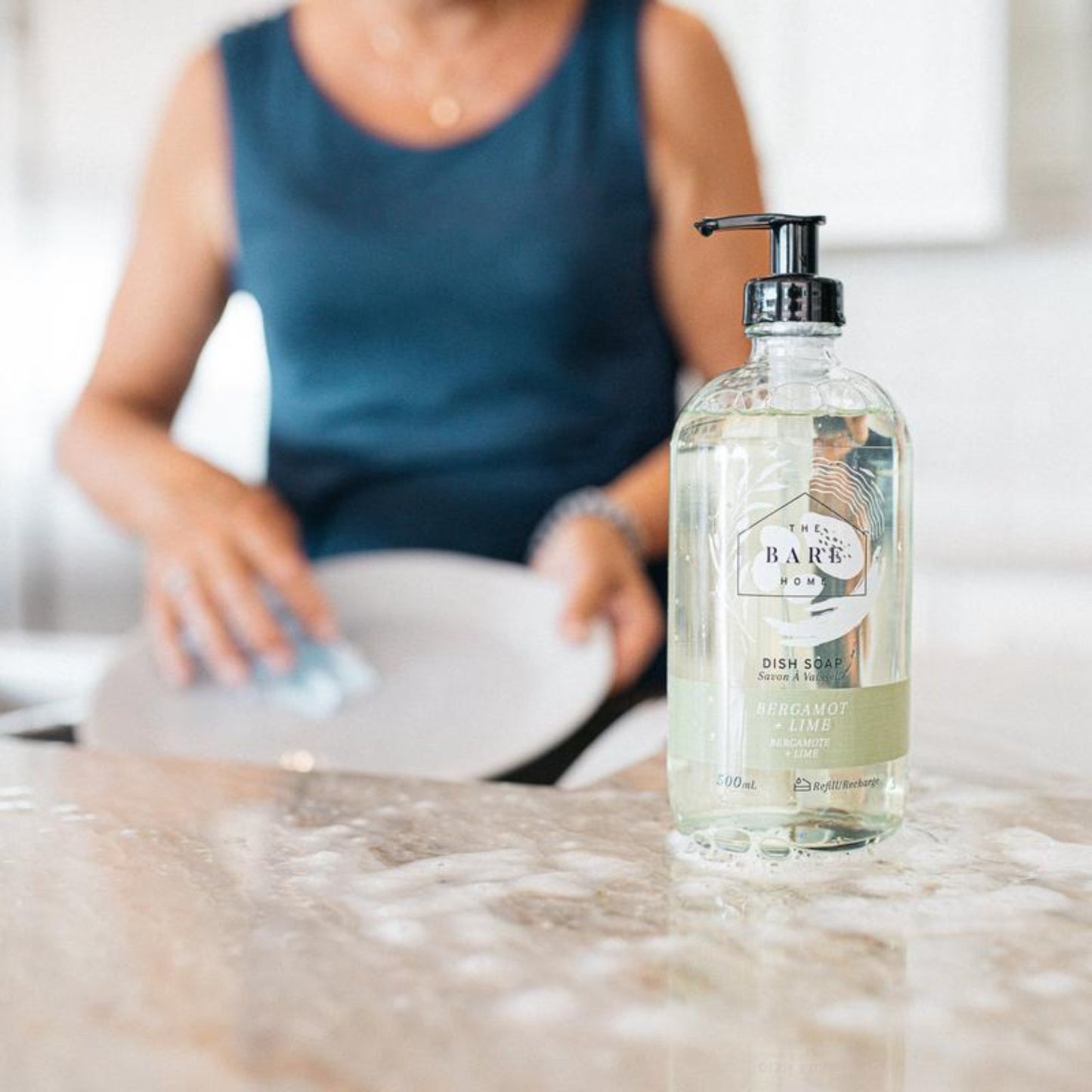 The Bare Home Bergamot & Lime Dish Soap